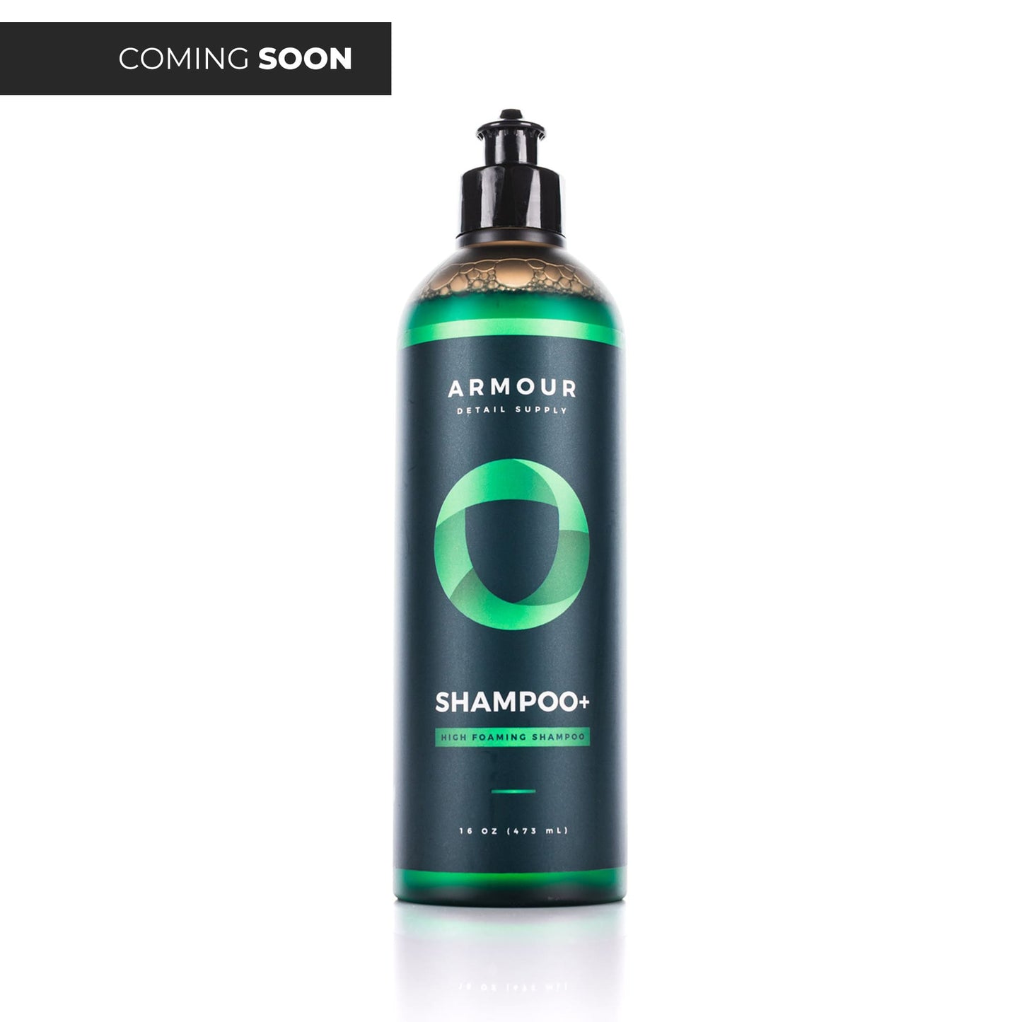 Armour Detail Supply Shampoo+ Pint - Premium car wash shampoo with added cleaning power in a pint-sized bottle.