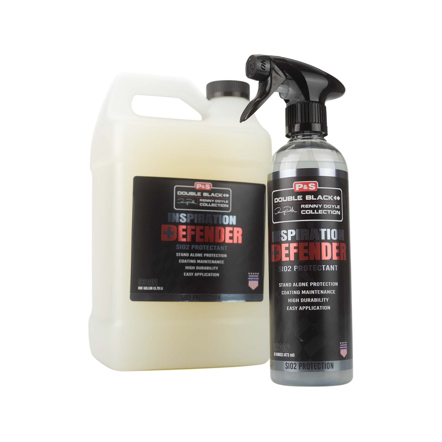 P&S Defender SiO2 Protectant spray and gallon