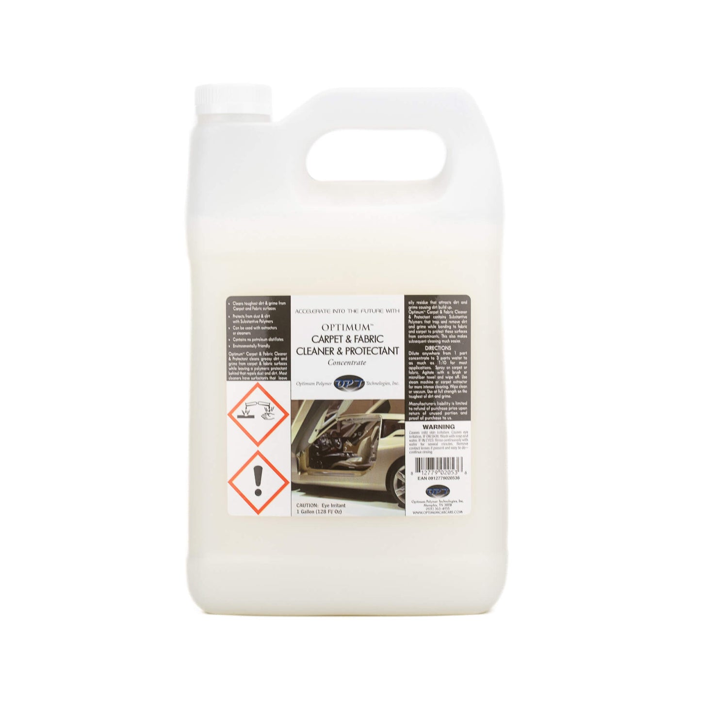 OPTIMUM POLYMER TECHNOLOGIES Optimum Carpet and Fabric Clean and Protect Gallon