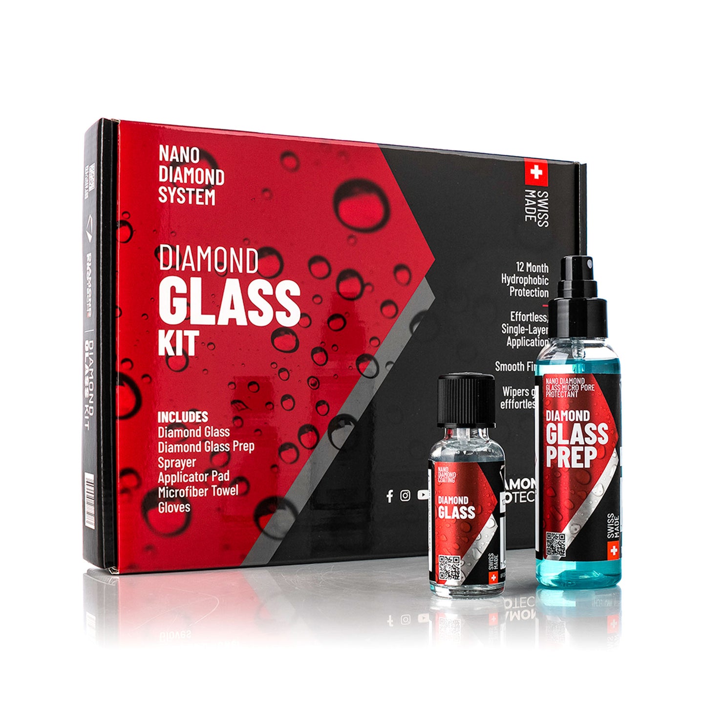 Diamond protech diamond glass kit box